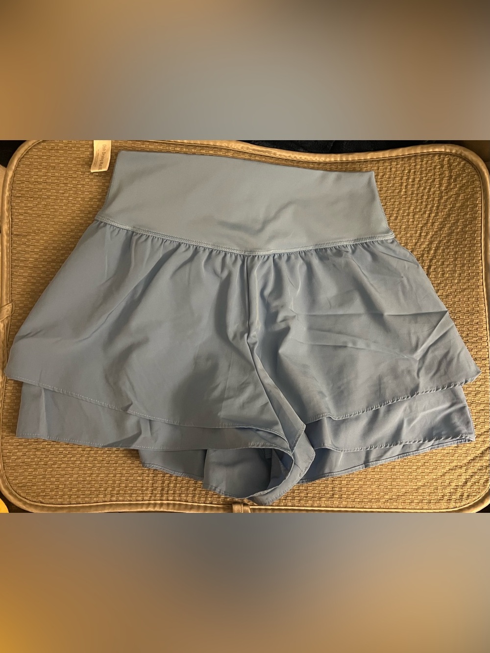 Yogalicious Light Blue 2-in-1 Athletic Shorts